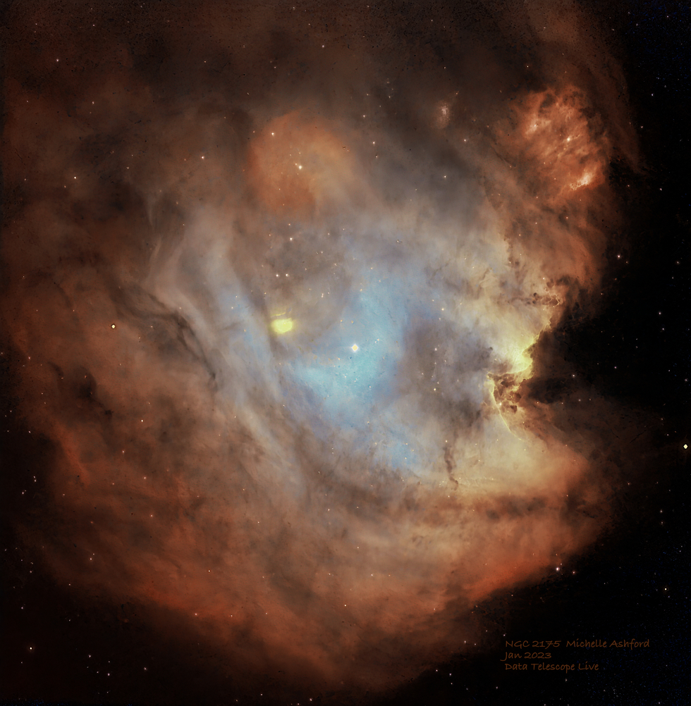 The Monkey Head Nebula Telescope Live